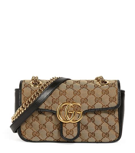 gucci small handbag black|gucci marmont small price.